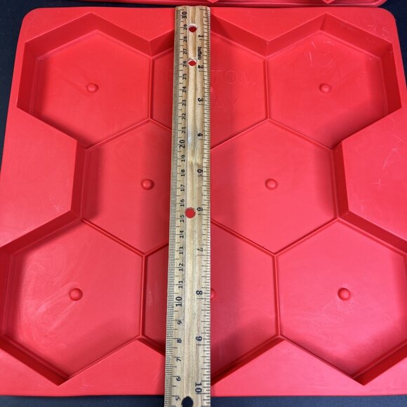 Burger Master Shape + Store Silicone Food Storage Set Of 2 Refrigerate Freeze CA - Picture 11 of 13